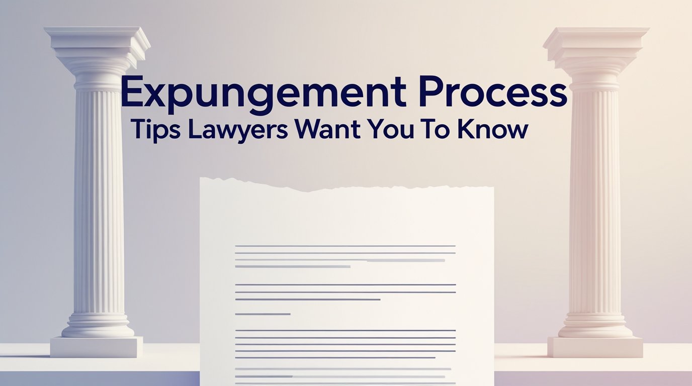 Expungement Process Tips Lawyers Want You To Know