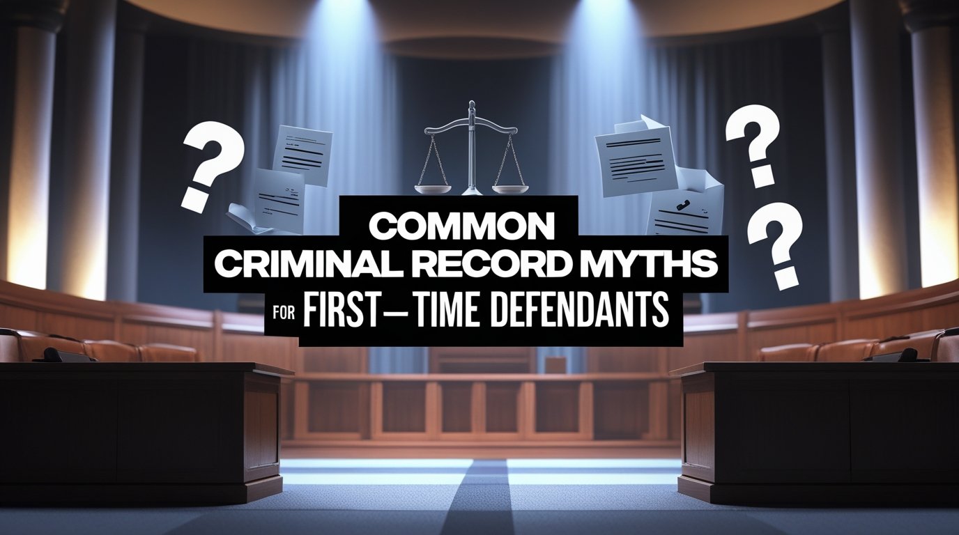 Common Criminal Record Myths for First-Time Defendants