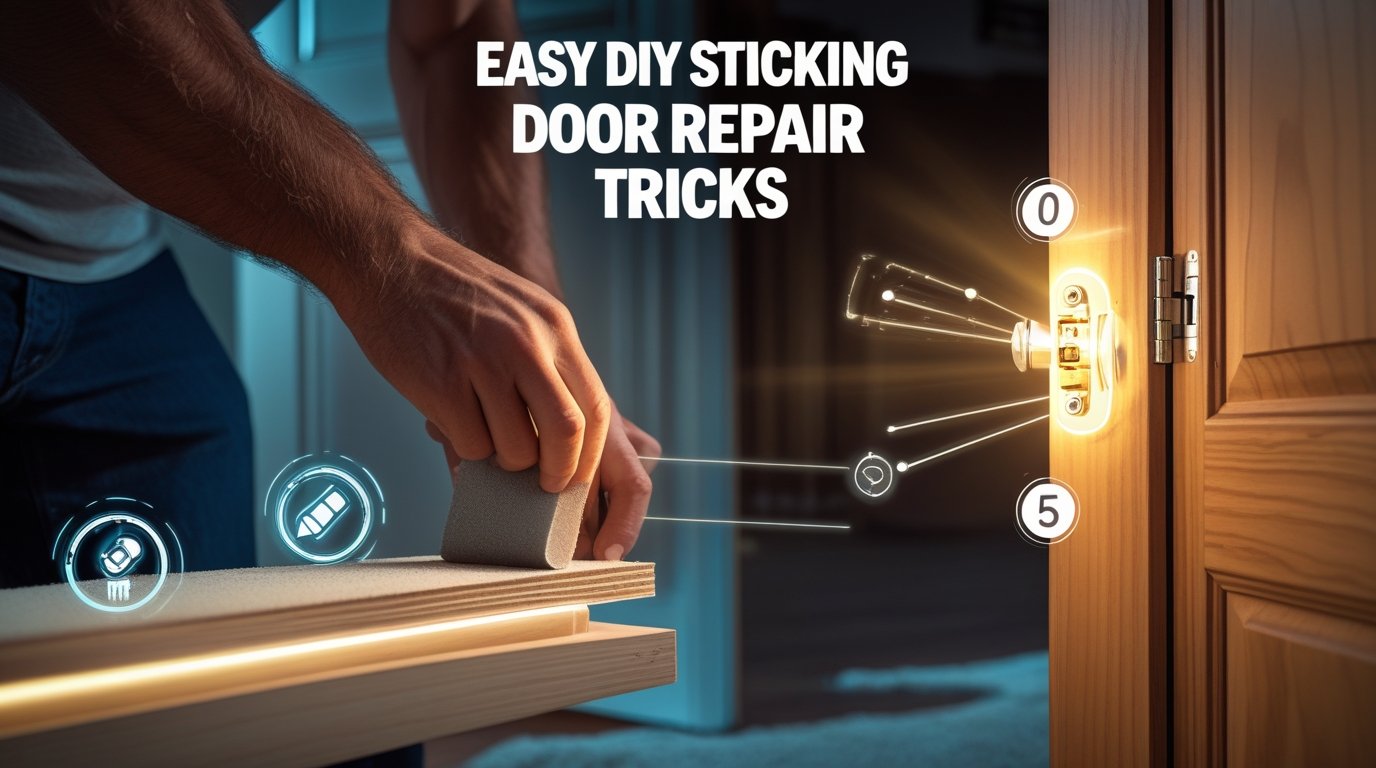 Easy DIY Sticking Door Repair Tricks